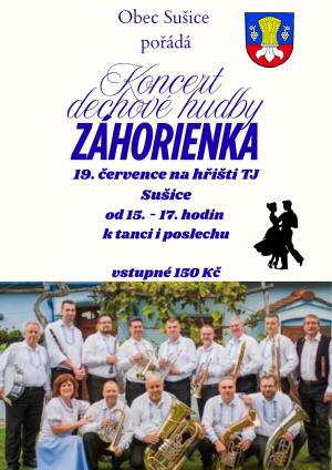 plakát koncert dechové hudby