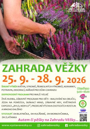 plakát zahrada  věžky